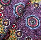 Aborigines Stoff Baumwolle aus Australien MEETING PLACES | Meterware